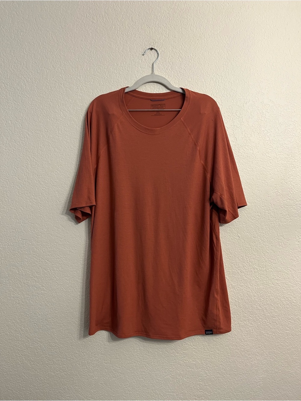 Lightweight outdoor wear Patagonia Men's Short Sleeve Crew Tee - Rust